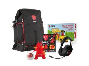 MSI GT Series Dragon Fever: Back to School Bundle with backpack and headset (957-1XXXXE-042)