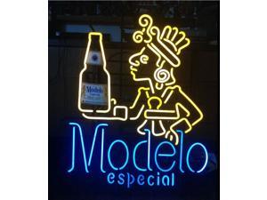 New Modelo Especial Open Beer Bar Neon Light Sign 24"x20" 
