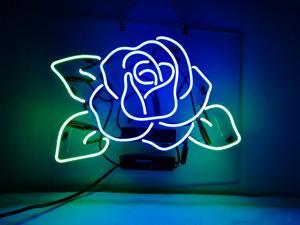Neon Signs Blue Rose Beer Bar Pub Recreation Room Lights Windows Wall Signs Or For Christmas Gift Neon Light 17x14 Neon Signs Blue Rose Beer Bar Pub Recreation Room Lights Windows Wall Signs Or For Christmas Gift Neon Light 17x14
