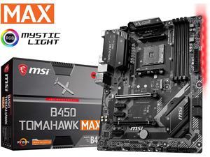 MSI Arsenal Gaming B450 Tomahawk Max AM4 DDR4 DVI HDMI Crossfire ATX Motherboard