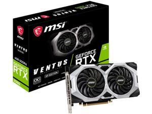 MSI VENTUS GP OC GeForce RTX 2060 6GB GDDR6 PCI Express 3.0 x16 ATX Video Card 912-V375-623