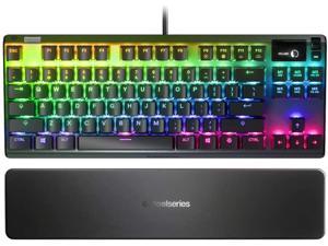 SteelSeries Apex Pro TKL Mechanical Switches Gaming Keyboard, OLED Smart Display