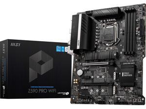 MSI Z590 PRO WIFI LGA 1200 ATX Motherboard (3 x M.2 Slot, DDR4, PCIe 3.0)