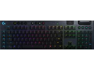 Logitech - G915 LIGHTSPEED Full-size Wireless Mechanical GL Clicky Switch Gaming Keyboard - Black (920-009103)