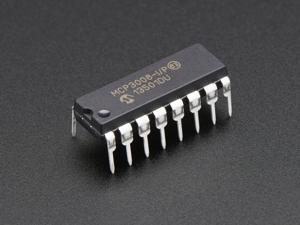Adafruit MCP3008 8-Channel 10-Bit ADC With SPI Interface for Raspberry Pi