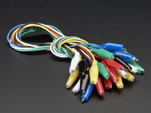 Adafruit Small Alligator Clip Test Lead (set of 12) Adafruit Small Alligator Clip Test Lead (set of 12)