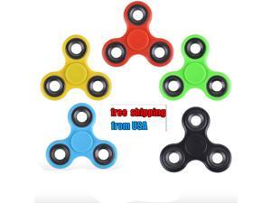 LOT OF 3 WIZGI  Aluminum-Hand-Spinner-Tri-Fidget-Spinner-3D-EDC-Focus-Toy 