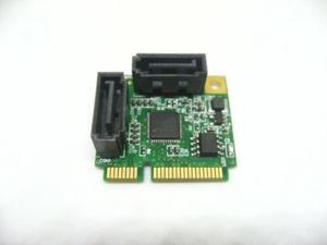 Mini PCIe to Dual SATA3.0 Adapter Card SATA III 6Gbps mPCIe with Half Size Brack Mini PCIe to Dual SATA3.0 Adapter Card SATA III 6Gbps mPCIe with Half Size Brack