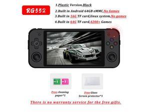 RG552 Anbernic Retro Video Game Console Dual systems Android Linux Pocket Game Player Built in 64G 4000+ Games