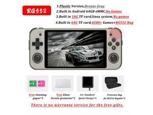 Anbernic RG552 Handheld Game Console 5.36 Inch IPS Touch Screen Video Game Player Built in Android 64g eMMC 5.1 PS1 RK3399 Linux