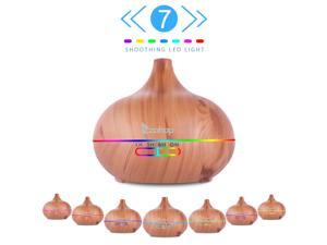 500ML Essential Oil Diffuser Aroma Humidifier 7 Colors LED Four Working Modes