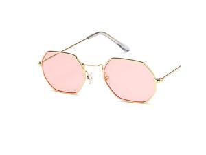 Hexagon Sunglasses Women Small Frame Polygon Sunglasses men Brand Designer Blue Pink Clear Lens Sun Glasses Female UV400 Hexagon Sunglasses Women Small Frame Polygon Sunglasses men Brand Designer Blue Pink Clear Lens Sun Glasses Female UV400