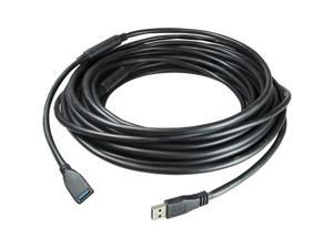 Comprehensive USB3-AMF-50PROAP 50 ft. Black Pro AV/IT Plenum Active USB 3.0 A Male to Female Extension Cables with Booster Comprehensive USB3-AMF-50PROAP 50 ft. Black Pro AV/IT Plenum Active USB 3.0 A Male to Female Extension Cables with Booster