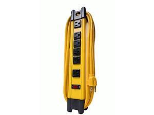 Woods Pro 4658 6 Outlet Metal Power Strip, 10 foot cord, Yellow Woods Pro 4658 6 Outlet Metal Power Strip, 10 foot cord, Yellow