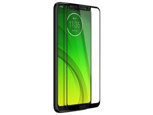 Tempered glass screen protector for Motorola Moto G7 Power colored edges - Black Tempered glass screen protector for Motorola Moto G7 Power colored edges - Black