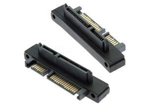 SATA 22 Pin Male to 22 Pin Female Right Angle Adapter SATA 22 Pin Male to 22 Pin Female Right Angle Adapter