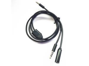3.5mm 1 Male to 1/8" Female+1Male Earphone Stereo Audio Splitter Flat Cable Cord M/F 3.5mm 1 Male to 1/8" Female+1Male Earphone Stereo Audio Splitter Flat Cable Cord M/F