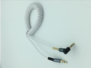 1.5m Coiled 3.5mm AUX Cable Mini Jack to Jack Male Audio Auxiliary Lead PC Car 1.5m Coiled 3.5mm AUX Cable Mini Jack to Jack Male Audio Auxiliary Lead PC Car