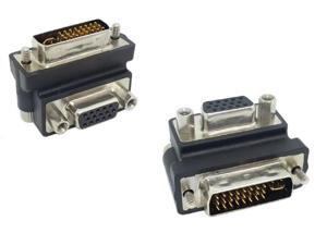DVI 24+5 Male to VGA 15 Female 90 Adapter DVI 24+5 Male to VGA 15 Female 90 Adapter