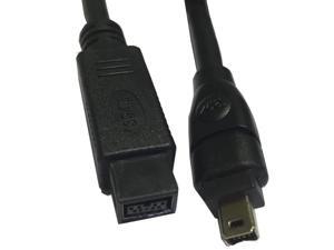 IEEE 1394 Firewire 800 to Firewire 400 Cable, 9 Pin/4Pin Male / Male 1.5m