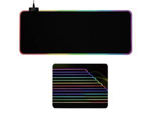 axGear Gaming Mouse Pad RGB LED Light Color Switching For Computer Laptop Large