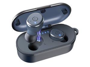 TOZO T10 Bluetooth 5.0 Wireless Earbuds with ?Wireless Charging Case? IPX8 Waterproof TWS Stereo Headphones in-Ear Built-in Mic Headset Premium Sound with Deep Bass for Sport
