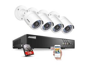 ANNKE 8 Channel Security Camera Outdoor system 3MP 1920x1536p 5-in-1 DVR Video Recorder with 1TB HDD and (4) 1080P Weatherproof Indoor&Outdoor Cameras ANNKE 8 Channel Security Camera Outdoor system 3MP 1920x1536p 5-in-1 DVR Video Recorder with 1TB HDD and (4) 1080P Weatherproof Indoor&Outdoor Cameras
