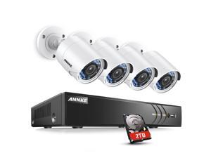 ANNKE 8CH True 3.0MP HD TVI DVR Camera Surveillance System with 4x 1080P Weatherproof 3.6mm Lens 66FT 20m Night, Support Smartphone Scan QR Code Quick Remote AccessOne 2TB HDD ANNKE 8CH True 3.0MP HD TVI DVR Camera Surveillance System with 4x 1080P Weatherproof 3.6mm Lens 66FT 20m Night, Support Smartphone Scan QR Code Quick Remote AccessOne 2TB HDD