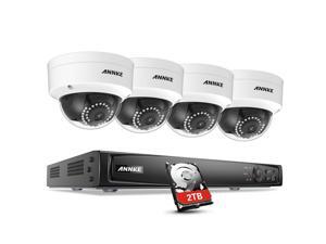ANNKE 1080P POE Security Camera System Kit with 4CH 6.0MP NVR and 4 Weatherproof Onvif IP Dome Camera (2TB HDD) ANNKE 1080P POE Security Camera System Kit with 4CH 6.0MP NVR and 4 Weatherproof Onvif IP Dome Camera (2TB HDD)