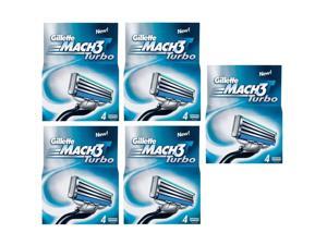 Gillette MACH3 Turbo SHAVING RAZOR CARTRIDGES BLADES 20 Pack /GENUINE Gillette MACH3 Turbo SHAVING RAZOR CARTRIDGES BLADES 20 Pack /GENUINE