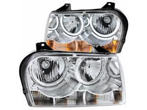 Chrome/Clear CCFL Halo Crystal Headlights - Anzo Chrome/Clear CCFL Halo Crystal Headlights - Anzo