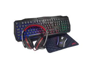 PBX 4-in-1 Pro Gaming Combo Kit – Wired Backlit Tactile Keyboard and Gaming Mouse, with Mousepad and Gaming Headset - Computer Gamers Hardware Setup and Accessories – Best Gift for Gamers PBX 4-in-1 Pro Gaming Combo Kit – Wired Backlit Tactile Keyboard and Gaming Mouse, with Mousepad and Gaming Headset - Computer Gamers Hardware Setup and Accessories – Best Gift for Gamers
