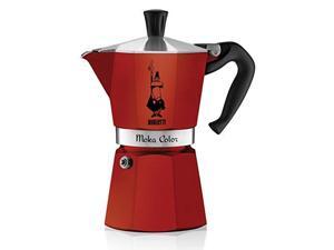 Bialetti 6-Cup Espresso Coffee Maker, Red Bialetti 6-Cup Espresso Coffee Maker, Red