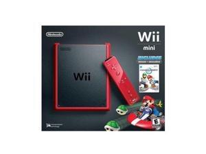 Wii Mini Red With Mario Kart Wii Mini Red With Mario Kart