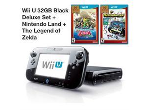 Refurbished Wii U 32GB Deluxe Console With Gamepad Nintendo Land The Legend Of Zelda The Wind Waker