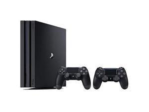 Refurbished PlayStation 4 Pro Console Bundle 2 Items PS4 Pro 1TB Console And An Extra PS4 Dualshock 4 Wireless Controller Jet Black