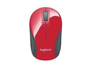 Logitech M187 Wireless Mini Optical Mouse Red 910-002727 Logitech M187 Wireless Mini Optical Mouse Red 910-002727
