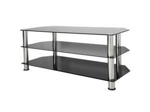 AVF Glass TV Stand With chrome legs