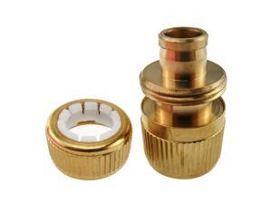 Brass 1/2" Inch Garden Water Hose Fitting Connector to Female Quick Release Connector Coupling Brass 1/2" Inch Garden Water Hose Fitting Connector to Female Quick Release Connector Coupling