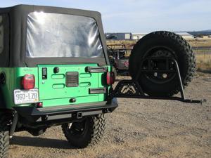 Fab Fours JP-Y1251T-1 Spare Tire Carrier Fits 97-18 TJ Wrangler Wrangler (JK) Fab Fours JP-Y1251T-1 Spare Tire Carrier Fits 97-18 TJ Wrangler Wrangler (JK)