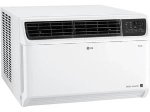 LG LW1822IVSM Smart Window Air Conditioner with 18000 BTU, 1000 sq. ft. Remote Control, DUAL Inverter Compressor, Quiet Operation in White