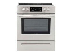 Frigidaire FFEH3051VS 30 Inch Freestanding Electric Range with 4 Elements, Smoothtop Cooktop, 5 cu. ft. Total Oven Capacity, Self-Cleaning Mode, Storage Drawer, ADA Compliant, in Stainless Steel Frigidaire FFEH3051VS 30 Inch Freestanding Electric Range with 4 Elements, Smoothtop Cooktop, 5 cu. ft. Total Oven Capacity, Self-Cleaning Mode, Storage Drawer, ADA Compliant, in Stainless Steel