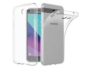 Ultra Thin Soft TPU Silicone Jelly Bumper Back Cover Case for Samsung Galaxy J7 Prime Case / Samsung Galaxy J7 2017 Case, Clear