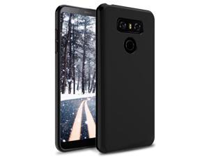 Ultra Thin Soft TPU Silicone Jelly Bumper Back Cover Case for LG G6 Case, Black