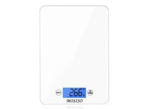 Mosiso - Ultra-Thin Touch Professional Digital Kitchen Scale (11 lbs Edition), Tempered Glass Mosiso - Ultra-Thin Touch Professional Digital Kitchen Scale (11 lbs Edition), Tempered Glass