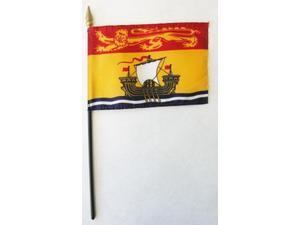 New Brunswick - 4"X6" Stick Flag New Brunswick - 4"X6" Stick Flag