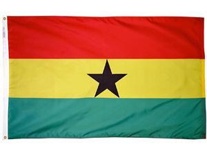 Ghana - 3'X5' Nylon Flag Ghana - 3'X5' Nylon Flag