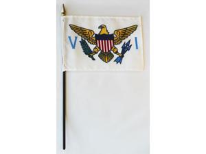 US Virgin Islands - 4"X6" Stick Flag US Virgin Islands - 4"X6" Stick Flag
