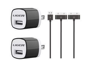 Liger Universal USB Wall Charger - Portable Travel Power Adapter Plug - Compatible with iPhone IPad, IPad Mini, iPod Touch, iPod Nano, Samsung Galaxy S5 S4 S3 Note 2 3 Android Phones - 2 Pack Liger Universal USB Wall Charger - Portable Travel Power Adapter Plug - Compatible with iPhone IPad, IPad Mini, iPod Touch, iPod Nano, Samsung Galaxy S5 S4 S3 Note 2 3 Android Phones - 2 Pack