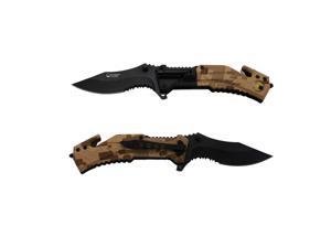 Outdoor Nation Folding Pocket Knife, Seatbelt Cutter & Glass Breaker Outdoor Nation Folding Pocket Knife, Seatbelt Cutter & Glass Breaker